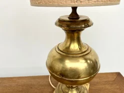 Best Pamono Vintage Brass Table Lamp, 1950s