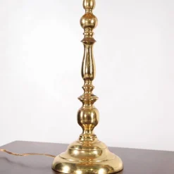 New Pamono Vintage Brass Table Lamps, 1970s, Set of 2