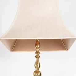 New Pamono Vintage Brass Table Lamps, 1970s, Set of 2