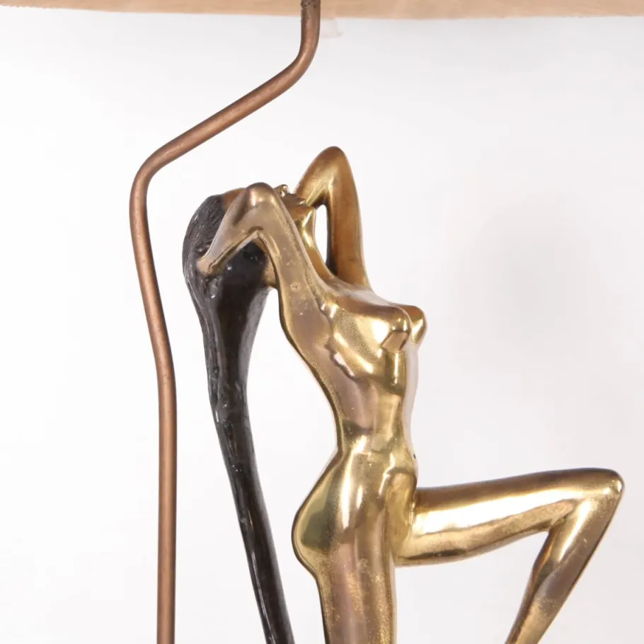 Best Pamono Vintage Brass Table Lamps, 1970s, Set of 2