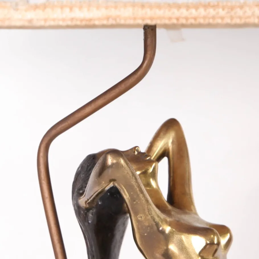 Best Pamono Vintage Brass Table Lamps, 1970s, Set of 2