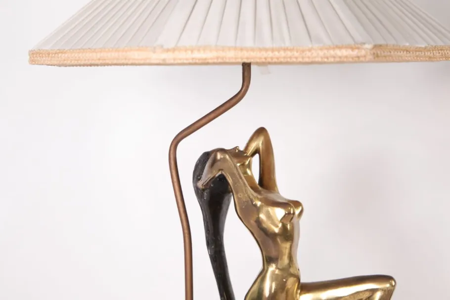 Best Pamono Vintage Brass Table Lamps, 1970s, Set of 2