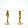 Best Pamono Vintage Brass Table Lamps, 1970s, Set of 2