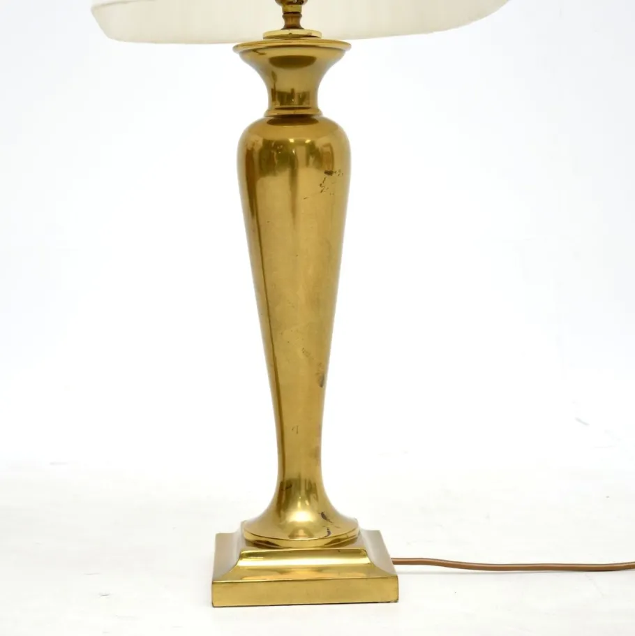 Best Pamono Vintage Brass Table Lamps, 1970s, Set of 2
