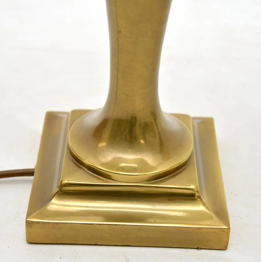 Best Pamono Vintage Brass Table Lamps, 1970s, Set of 2