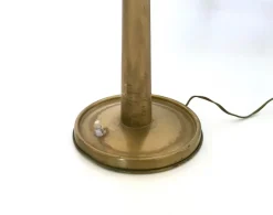 Hot Pamono Vintage Brass Three-Arm Table Lamp with Candelabra Design, Italy, 1950s