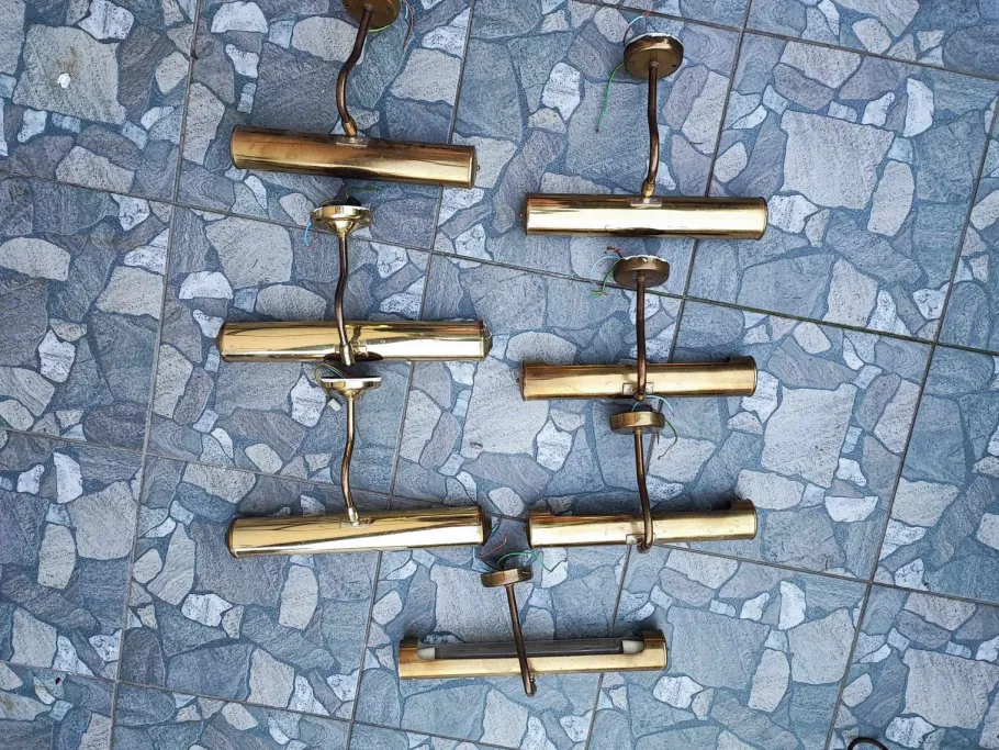 Sale Pamono Vintage Brass Wall Lamp, 1970s