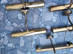 Sale Pamono Vintage Brass Wall Lamp, 1970s