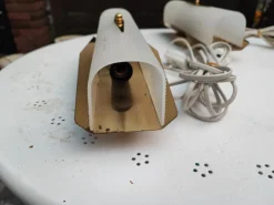 New Pamono Vintage Brass Wall Lamps, 1970s, Set of 2