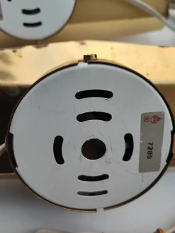 New Pamono Vintage Brass Wall Lamps, 1970s, Set of 2