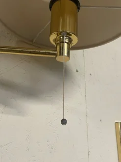 New Pamono Vintage Brass Wall Lamps, 1970s, Set of 2