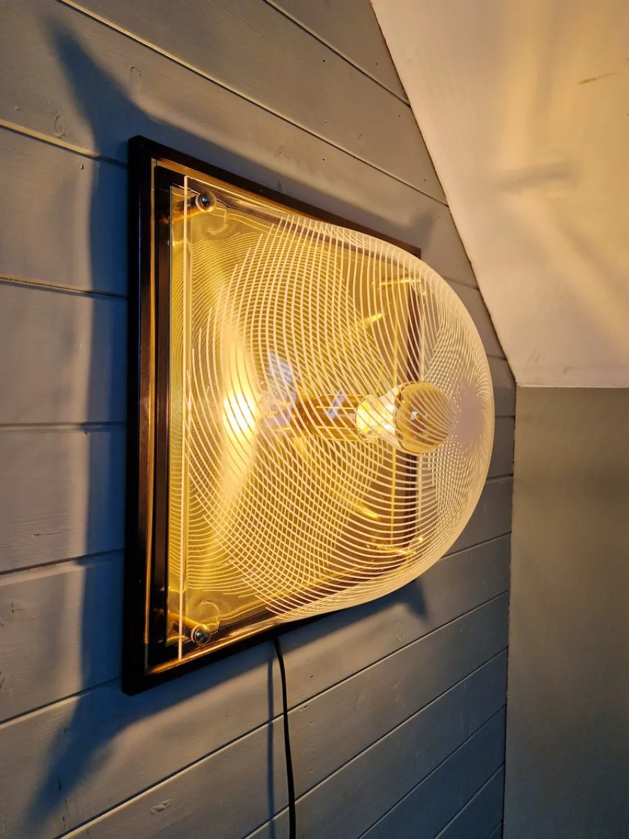 Hot Pamono Vintage Brass Wall or Ceiling Light from Massive, Belgium, 1970s-1980s