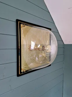 Hot Pamono Vintage Brass Wall or Ceiling Light from Massive, Belgium, 1970s-1980s