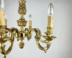 Best Pamono Vintage Bronze Chandelier in Empire Style
