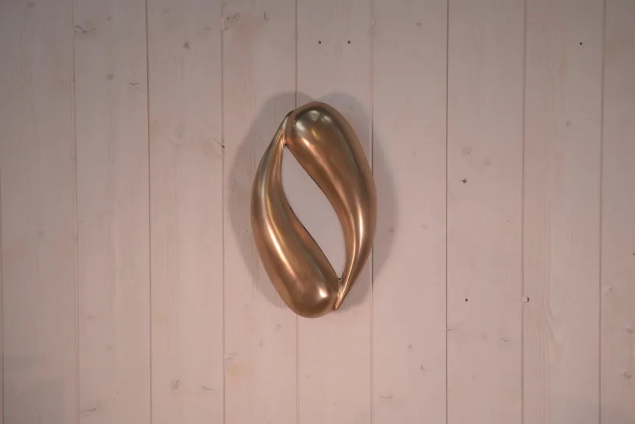 Sale Pamono Vintage Bronze Wall Light, 1960s