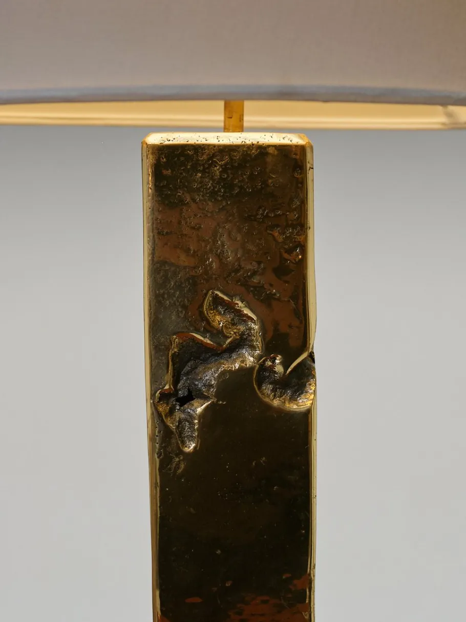 Outlet Pamono Vintage Brutalist Table Lamp in Bronze by David Marshall, 1980s