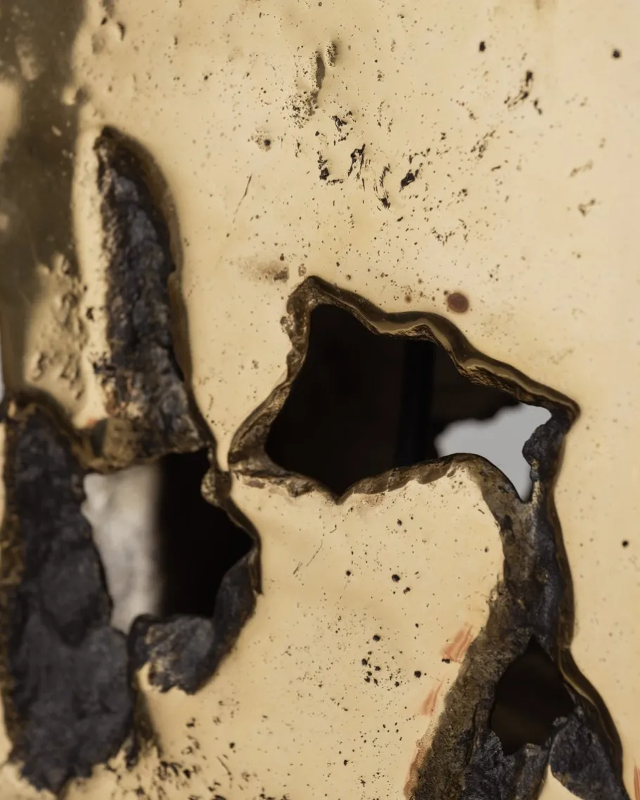 Outlet Pamono Vintage Brutalist Table Lamp in Bronze by David Marshall, 1980s