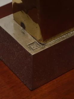 Outlet Pamono Vintage Brutalist Table Lamp in Bronze by David Marshall, 1980s