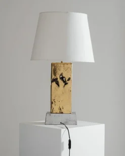 Outlet Pamono Vintage Brutalist Table Lamp in Bronze by David Marshall, 1980s
