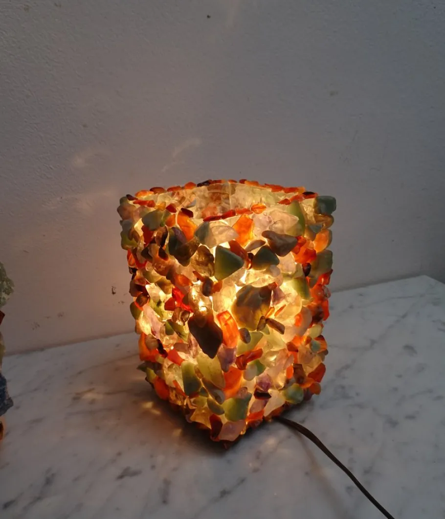 Clearance Pamono Vintage Brutalist Table Lamp, 1950s, Set of 2