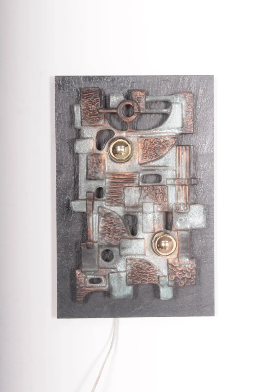 Pamono Vintage Brutalist Wall Light Sculpture