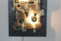 Pamono Vintage Brutalist Wall Light Sculpture