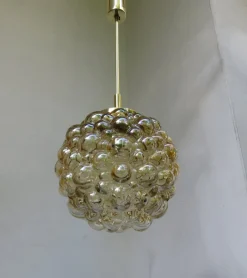 Clearance Pamono Vintage Bubble Glass Ceiling Lamp by Helena Tynell & Heinrich Gantenbrink for Limburg