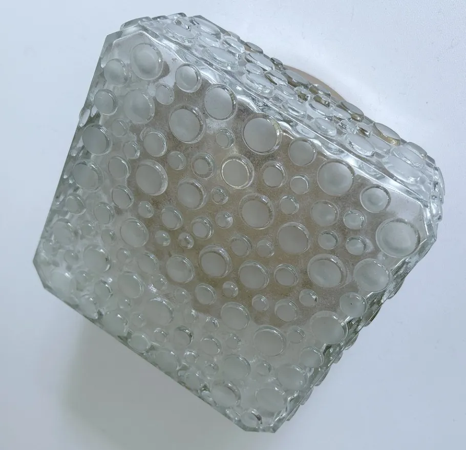 Discount Pamono Vintage Bubble Glass Flush Mount by Erco, 1970s