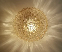 Best Pamono Vintage Bubble Glass Light from Limburg