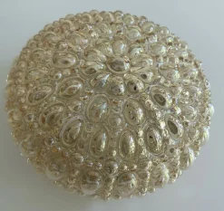Best Pamono Vintage Bubble Glass Light from Limburg