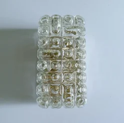 Discount Pamono Vintage Bubble Glass Sconce by Erco, 1960s