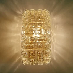 Discount Pamono Vintage Bubble Glass Sconce by Erco, 1960s
