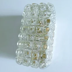 Discount Pamono Vintage Bubble Glass Sconce by Erco, 1960s