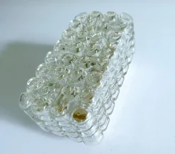 Discount Pamono Vintage Bubble Glass Sconce by Erco, 1960s