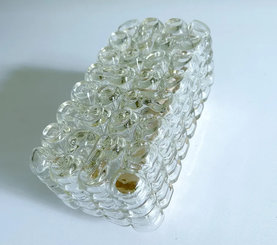 Discount Pamono Vintage Bubble Glass Sconce by Erco, 1960s
