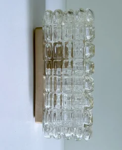 Discount Pamono Vintage Bubble Glass Sconce by Erco, 1960s