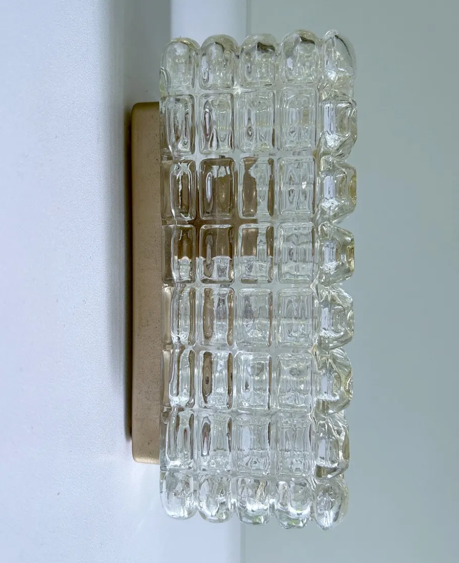 Discount Pamono Vintage Bubble Glass Sconce by Erco, 1960s