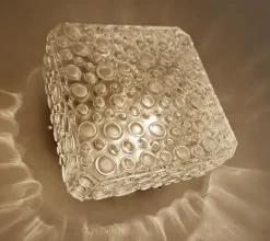 Pamono Vintage Bubble Glass Sconces from Erco, 1960s, Set of 2