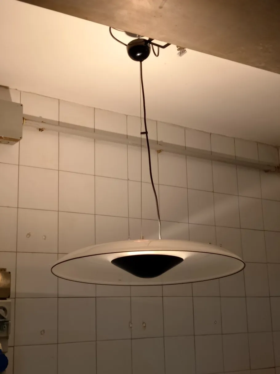 Discount Pamono Vintage Ceiling Lamp in Murano Glass by Mauro Marzollo, 1980s