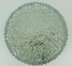 Hot Pamono Vintage Ceiling Lamp in Structured Glass from Staff Leuchten, 1960s