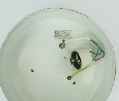 Hot Pamono Vintage Ceiling Lamp in Structured Glass from Staff Leuchten, 1960s