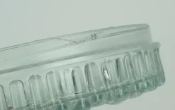 Hot Pamono Vintage Ceiling Lamp in Structured Glass from Staff Leuchten, 1960s