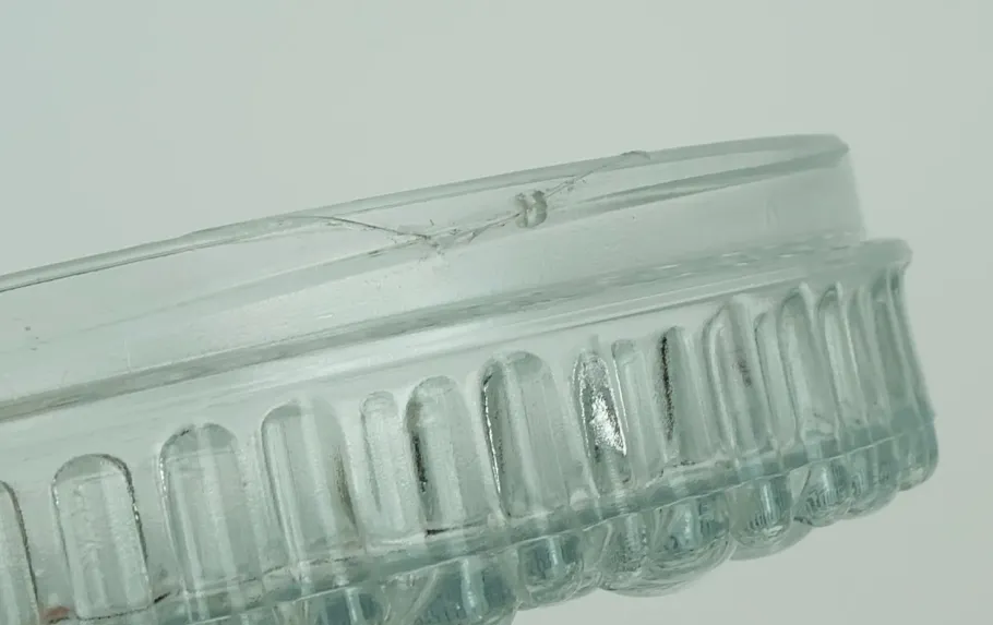 Hot Pamono Vintage Ceiling Lamp in Structured Glass from Staff Leuchten, 1960s