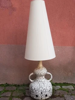 Pamono Vintage Ceramic Fat Lava Floor Lamp