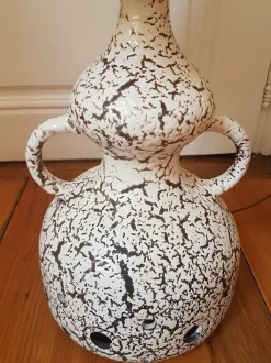 Pamono Vintage Ceramic Fat Lava Floor Lamp