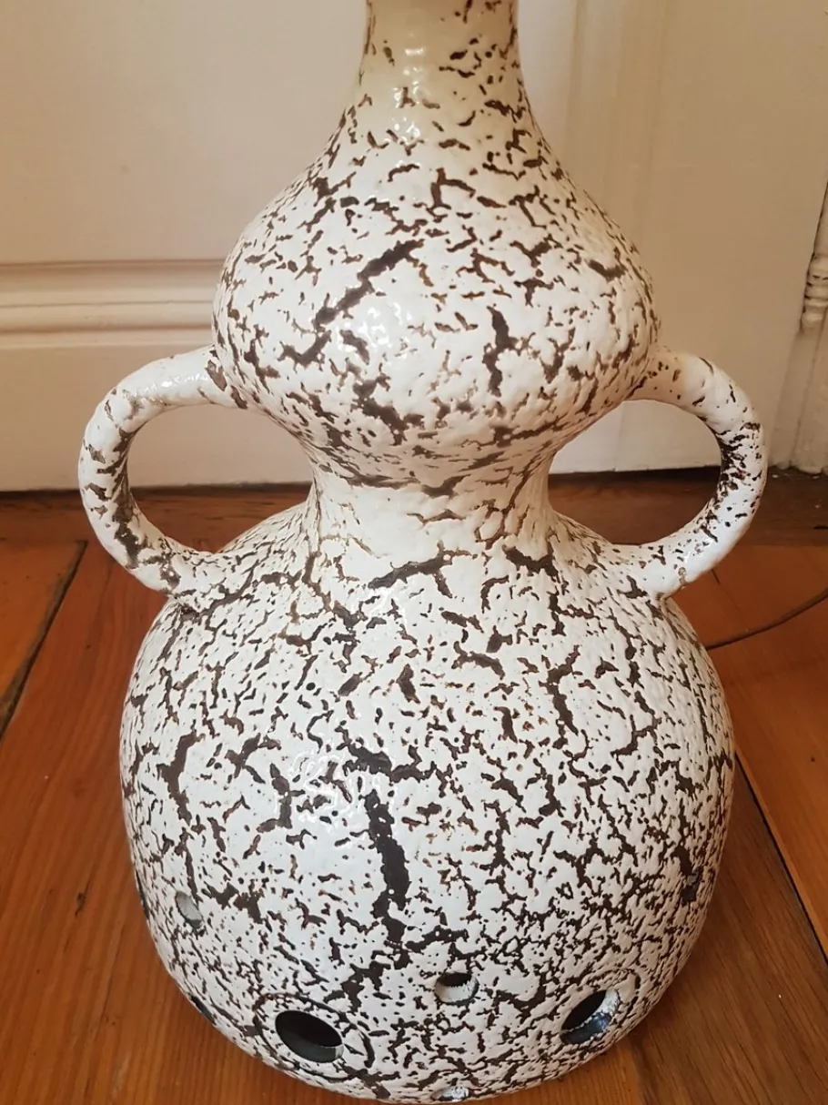 Pamono Vintage Ceramic Fat Lava Floor Lamp