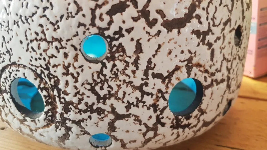 Pamono Vintage Ceramic Fat Lava Floor Lamp