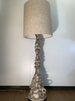 Clearance Pamono Vintage Ceramic Floor Lamp from Kaiser Idell / Kaiser Leuchten