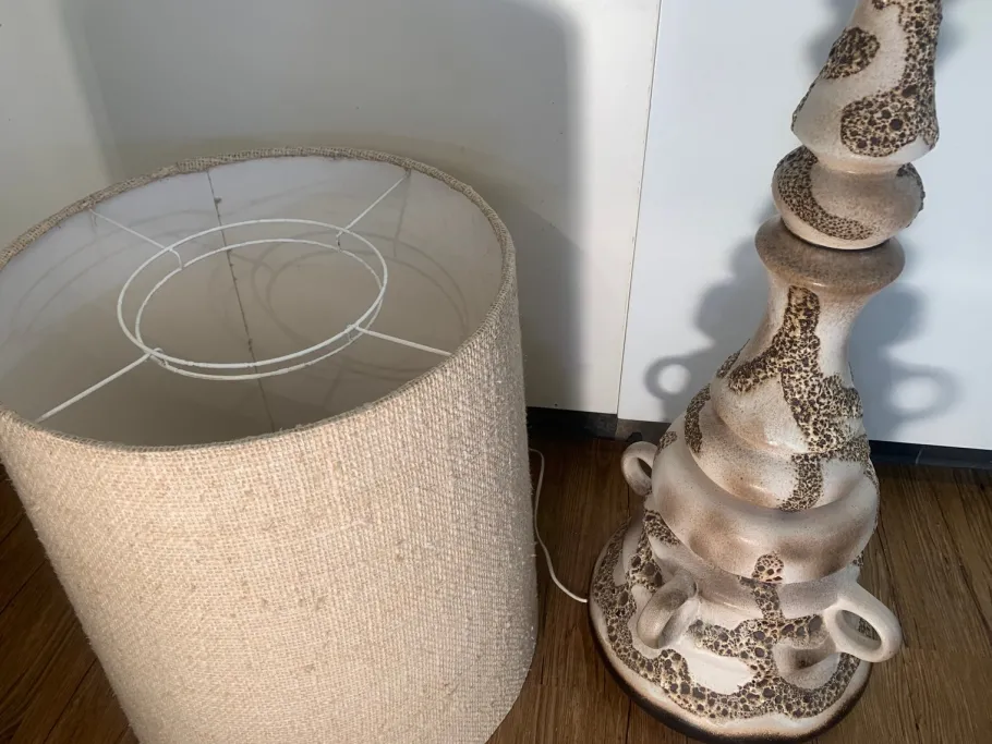 Clearance Pamono Vintage Ceramic Floor Lamp from Kaiser Idell / Kaiser Leuchten