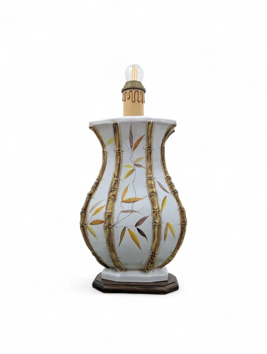 Clearance Pamono Vintage Ceramic Lamp by Gherzo, 1970s